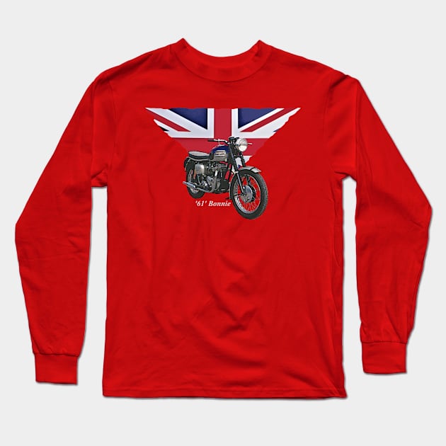 Bonnie Brit Long Sleeve T-Shirt by motomessage